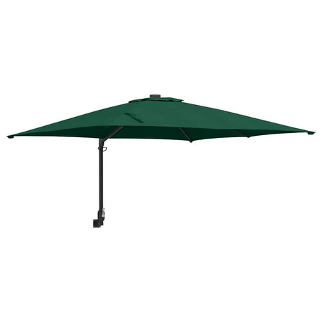 Vidaxl tuinparasol groen 248,5 x 247,5 x 160 cm polyester en staal