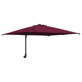Vidaxl tuinparasol bordeaux rood 248,5 x 247,5 x 160 cm