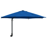 Vidaxl tuinparasol azurblauw 248 x 248 x 148 cm polyester en staal