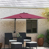 Vidaxl tuinparasol bordeaux rood 248,5 x 247,5 x 160 cm