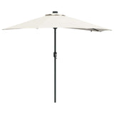 Vidaxl tuinparasol zand 294 x 150 x 223 cm polyester en staal