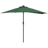 Vidaxl tuinparasol groen 294 x 150 x 224 cm polyester en staal