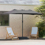 Vidaxl tuinparasol antraciet 385 x 209 x 244 cm polyester en staal