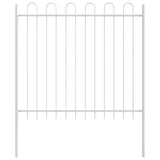 Vidaxl tuinhek 2 pcs wit 3,4 x 1,5 m poedercoating staal
