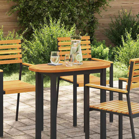 Vidaxl tafelblad olie naturel 80 x 40 x 2 cm massief acaciahout