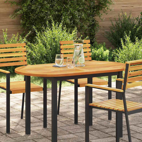 Vidaxl tafelblad olie naturel 120 x 70 x 2 cm massief acaciahout
