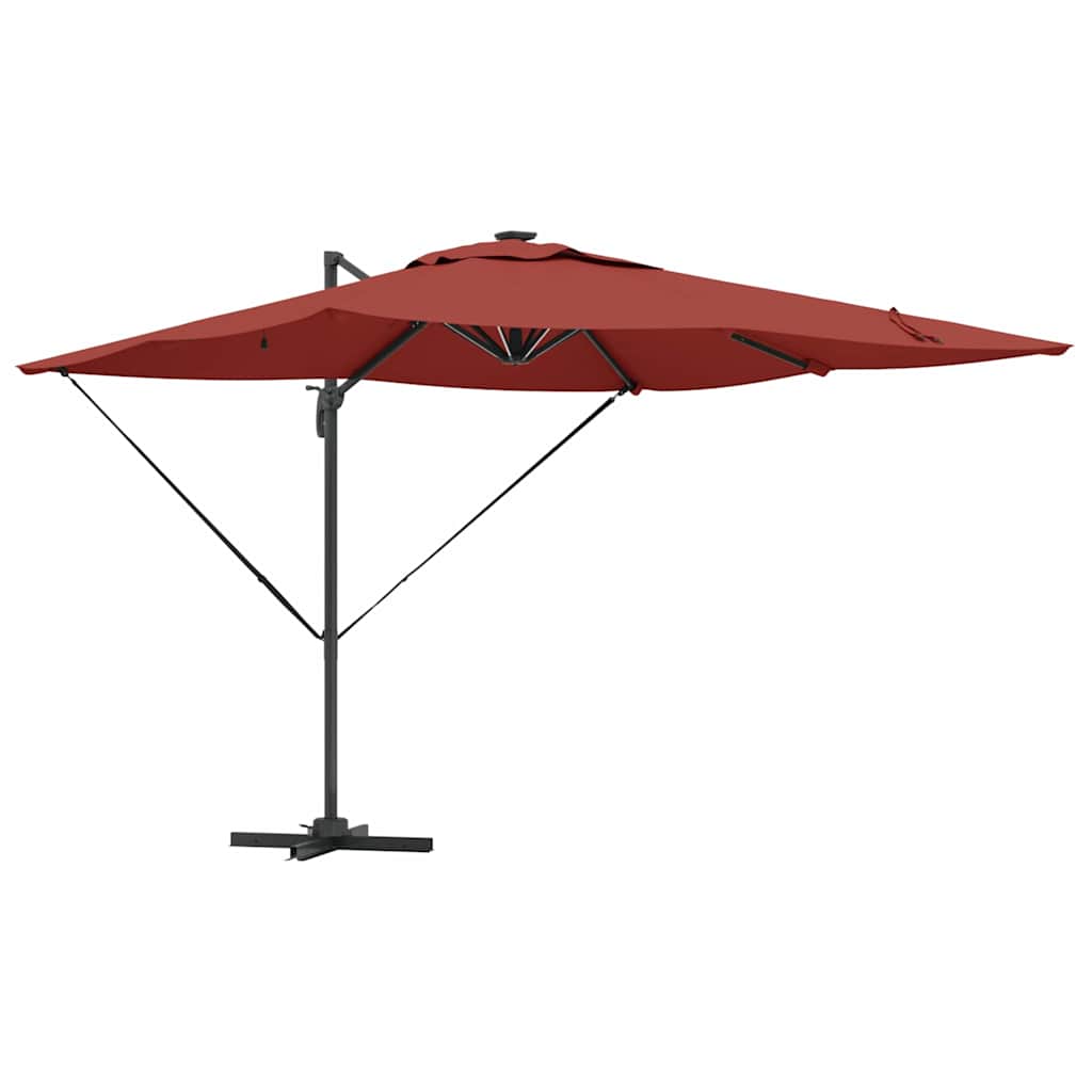 Vidaxl parasol terracotta 286 x 284 x 270 cm aluminium en polyester