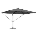 Vidaxl parasol 352 x 251 x 265 cm polyester en aluminium antraciet