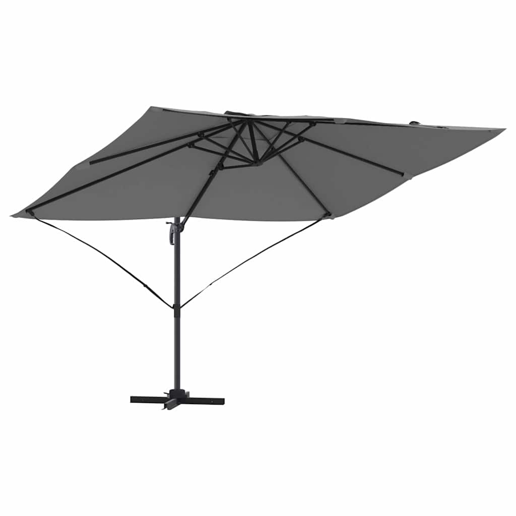 Vidaxl parasol 351 x 250 x 260 cm polyester en aluminium antraciet