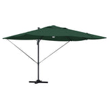 Vidaxl parasol groen 351 x 250 x 253 cm polyester en aluminium