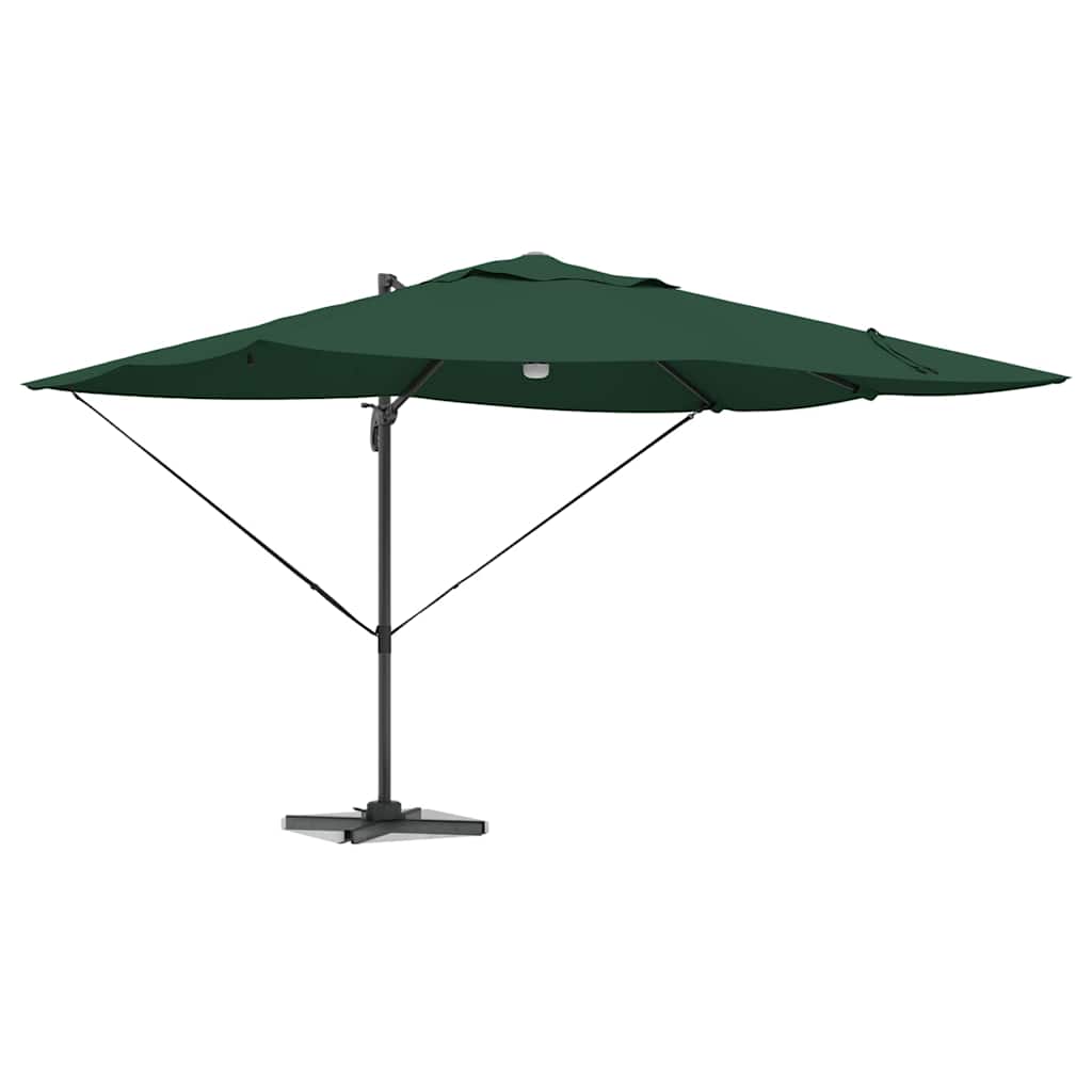 Vidaxl parasol groen 351 x 250 x 253 cm polyester en aluminium