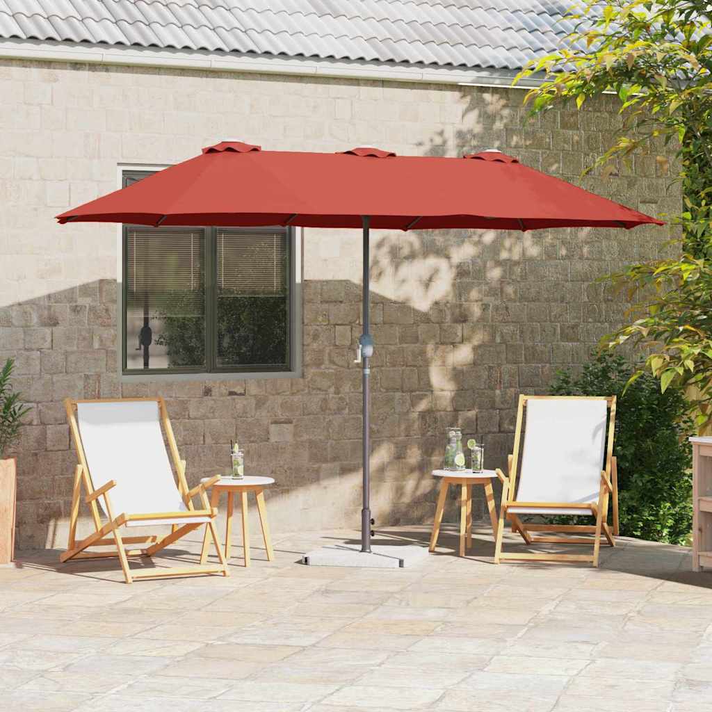 Vidaxl tuinparasol terracotta 370 x 197 x 239 cm