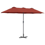 Vidaxl tuinparasol terracotta 370 x 197 x 239 cm