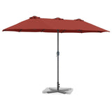 Vidaxl tuinparasol terracotta 370 x 197 x 239 cm