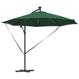 Vidaxl parasol groen 294 x 294 x 248 cm polyester en aluminium