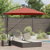 Vidaxl parasol terracotta 294 x 294 x 248 cm polyester en aluminium