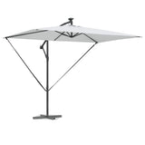 Vidaxl parasol zand 294 x 200 x 270 cm polyester en aluminium