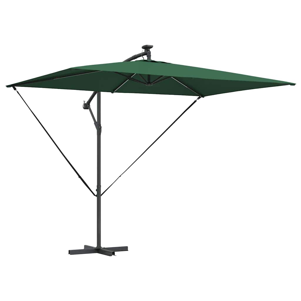 Vidaxl parasol groen 294 x 200 x 270 cm polyester en aluminium