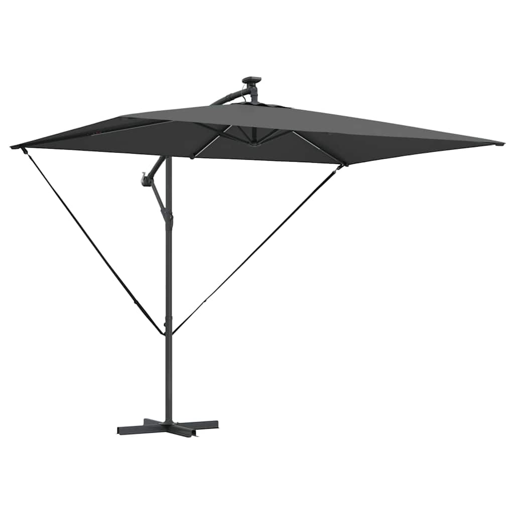 Vidaxl parasol antraciet 294 x 200 x 270 cm polyester en aluminium