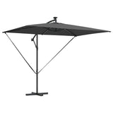 Vidaxl parasol antraciet 294 x 200 x 270 cm polyester en aluminium