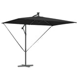 Vidaxl parasol zwart 294 x 200 x 270 cm polyester en aluminium