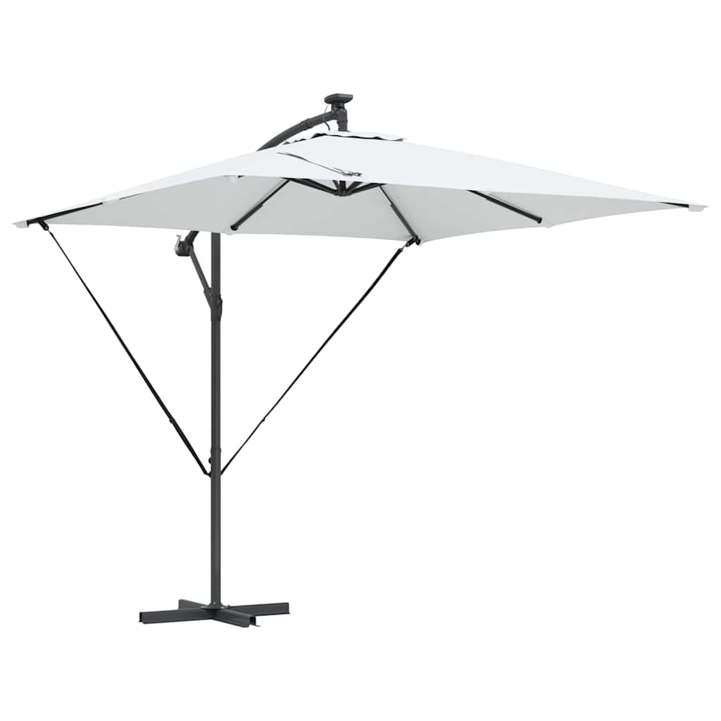 Vidaxl cantilever banana parasol zand 249 x 249 x 250 cm