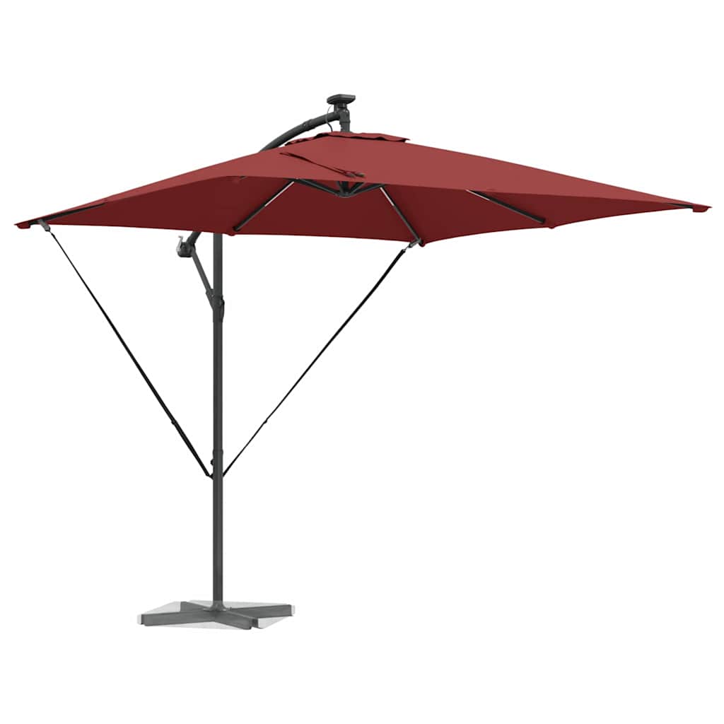 Vidaxl cantilever banana parasol terracotta 249 x 249 x 250 cm