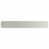 Vidaxl graskanten 30 st 15x103 cm roestvrij staal