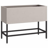 Vidaxl verhoogde tuin plantbak roestig 60 x 26 x 45 cm cortenstaal
