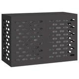 Vidaxl airconditioner hoes zwart 90 x 40 x 60 cm staal