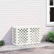 Vidaxl airconditioner hoes wit 90 x 40 x 60 cm staal