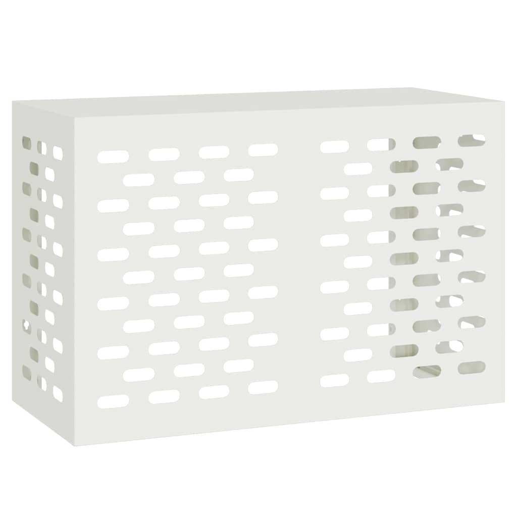 Vidaxl airconditioner hoes wit 90 x 40 x 60 cm staal