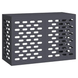 Vidaxl airconditioner hoes antraciet 90 x 40 x 60 cm staal