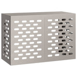 Vidaxl airconditioner hoes roestig 90 x 40 x 60 cm cortenstaal