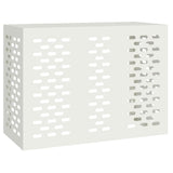 Vidaxl airconditioner hoes wit 110 x 50 x 80 cm staal