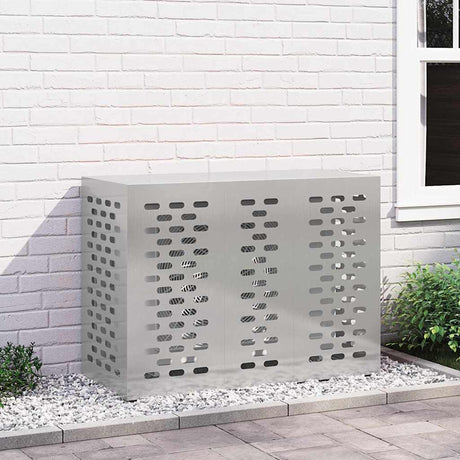 Vidaxl airconditioner hoes zilver 110 x 50 x 80 cm