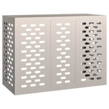Vidaxl airconditioner hoes roestig 110 x 50 x 80 cm cortenstaal