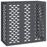 Vidaxl airconditioner hoes antraciet 110 x 50 x 105 cm staal