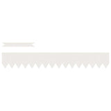 Vidaxl tuinrand 10 pcs wit 100 x 0.05 x 20 cm koudgewalst staal