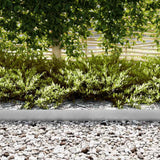 Vidaxl tuinrand 30 pcs zilver 100 x 0.05 x 20 cm gegalvaniseerd staal