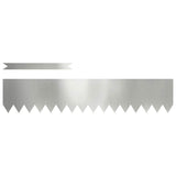 Vidaxl tuinrand 30 pcs zilver 100 x 0.05 x 20 cm gegalvaniseerd staal