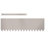 Vidaxl tuinrand 20 pcs bruin 100 x 0.05 x 20 cm cortenstaal