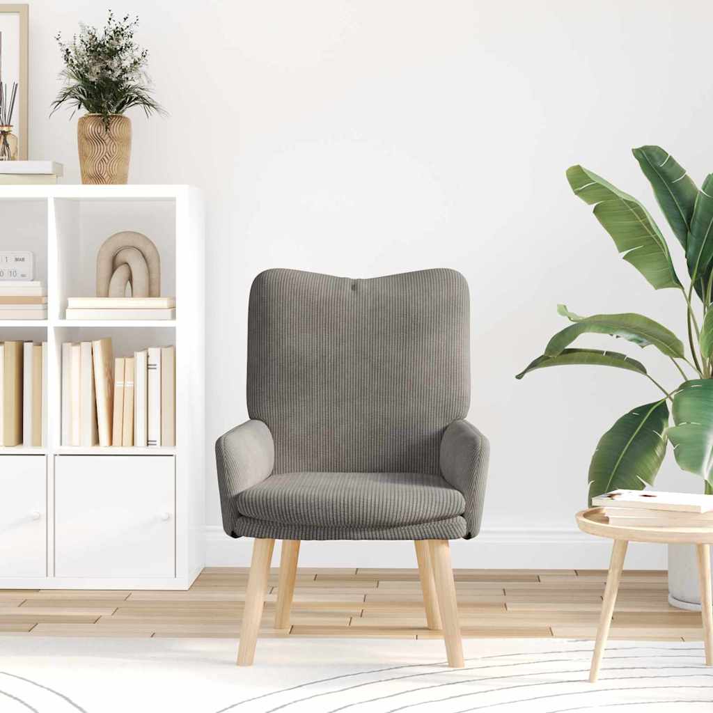 Vidaxl fauteuil lichtgrijs 63 x 67 x 94 cm stof