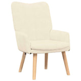 Vidaxl fauteuil crème 63 x 67 x 94 cm stof