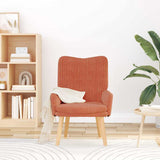Vidaxl fauteuil rood-oranje 63 x 67 x 94 cm stof