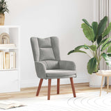Vidaxl fauteuil lichtgrijs 63 x 67 x 94 cm fluweel