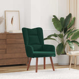 Vidaxl fauteuil donkergroen 63 x 67 x 94 cm fluweel