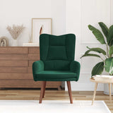 Vidaxl fauteuil donkergroen 63 x 67 x 94 cm fluweel