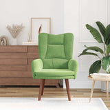 Vidaxl fauteuil lichtgroen 63 x 67 x 94 cm fluweel