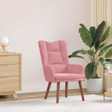 Vidaxl fauteuil roze 63 x 67 x 94 cm fluweel